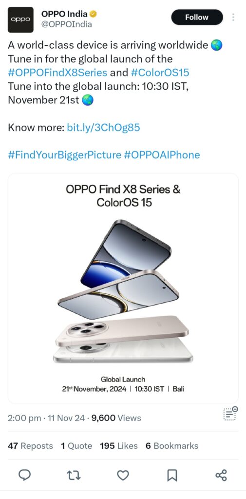 Oppo Find x8 Series